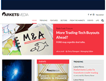 Tablet Screenshot of marketsmedia.com